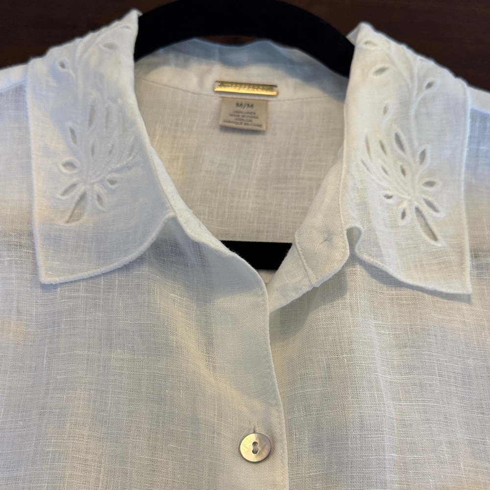Magaschoni white Button-Down Shirt - Picture 4 of 6